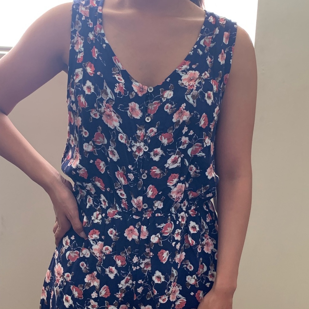 Floral print romper
